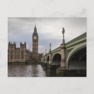 Carte Postale Big Ben et pont de Westminster