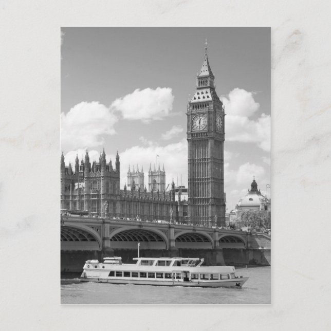 Carte Postale Big Ben Horloge Londres (Devant)