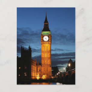 Carte Postale Big Ben la nuit