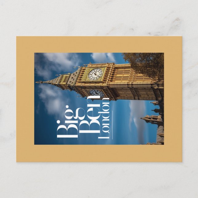 Carte Postale Big Ben London (Devant)