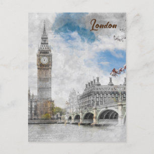 Carte postale Big Ben London Royaume-Uni