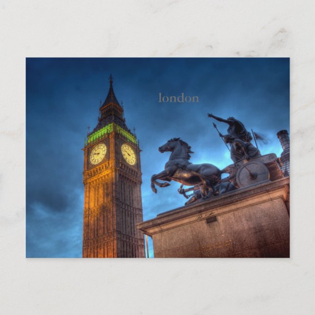 Carte Postale Big Ben (Londres) (Devant)