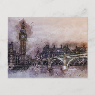 Carte Postale Big Ben - Londres, Angleterre