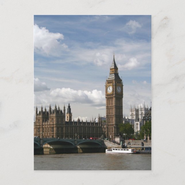 Carte Postale Big Ben, Londres, Angleterre (Devant)