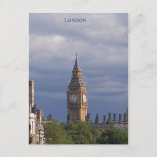 Carte Postale Big Ben, tour horloge - Londres
