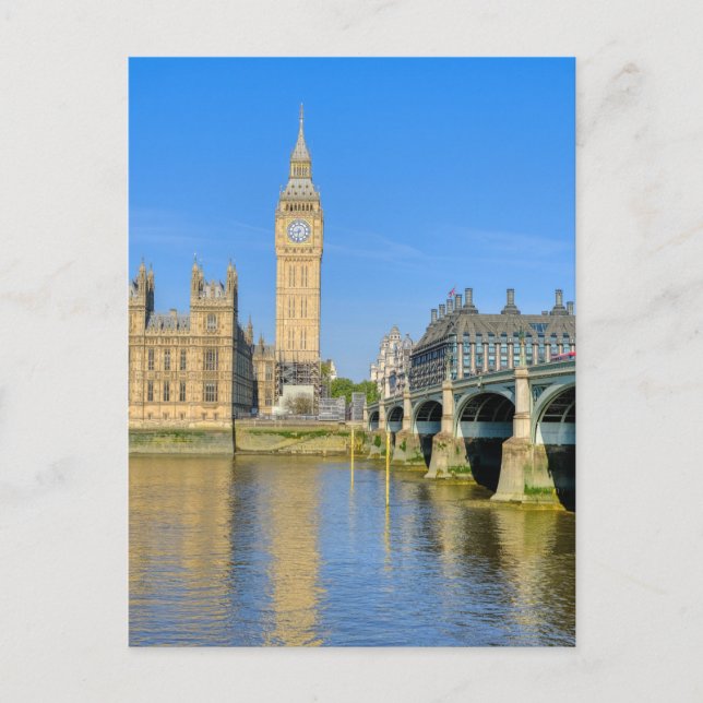 Carte Postale Big Ben, Westminster, London Postcard (Devant)