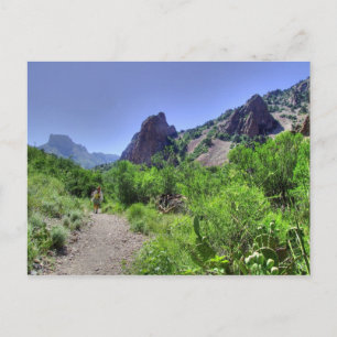 Carte postale Big Bend randonnée