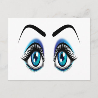 Carte Postale Big Blue Eyes