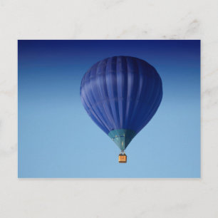 Carte Postale Big Blue Hot Air Balloon