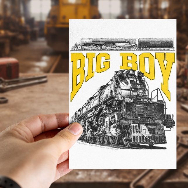 Carte Postale Big Boy 4014 Steam Loco. Union Pacific Class 4000 (Big Boy 4014 Steam Loco. Union Pacific Class 4000. Postcard)