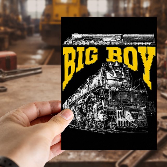 Carte Postale Big Boy 4014 Union Pacific Class 4000. Steam Loco. (Big Boy 4014 Union Pacific Class 4000. Steam Loco. Postcard)