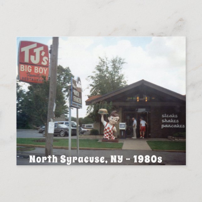 Carte Postale Big Boy North Syracuse 1980 de TJ (Devant)