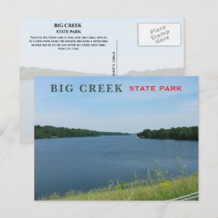 Carte Postale Big Creek Lake, Big Creek State Park, Iowa