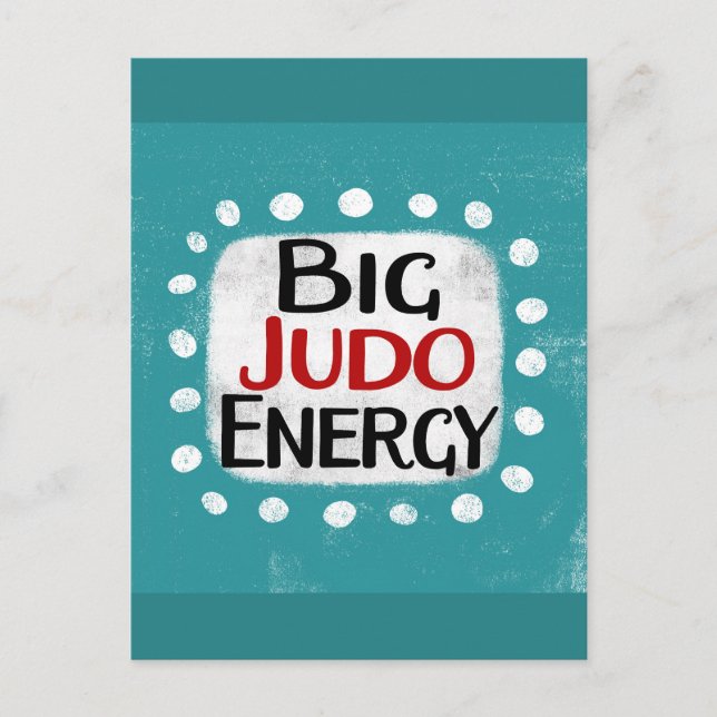 Carte postale Big Judo Energy (Devant)