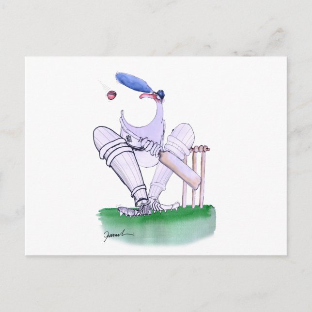 Carte Postale BIG MOUTH - cricket, tony fernandes (Devant)