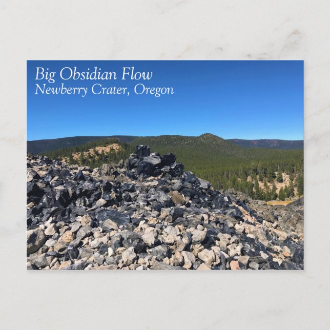Carte Postale Big Obsidian Flow (Devant)