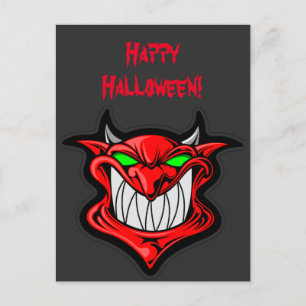 Carte postale Big Red Devil Halloween