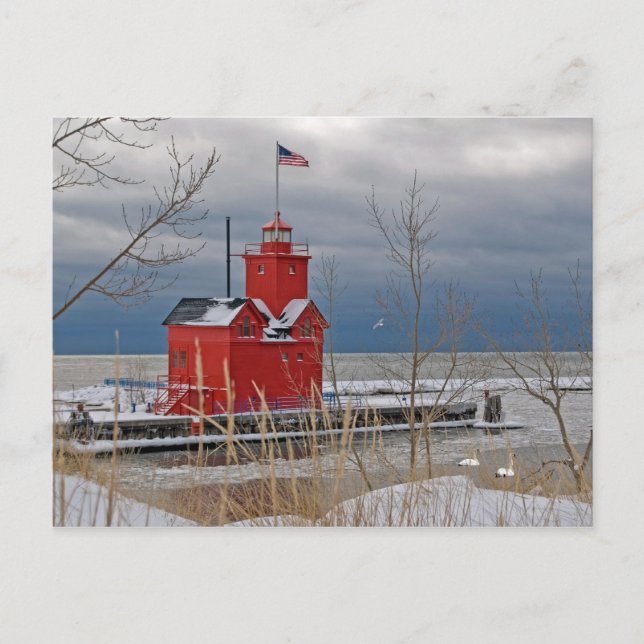 Carte Postale Big Red Lighthouse (Devant)