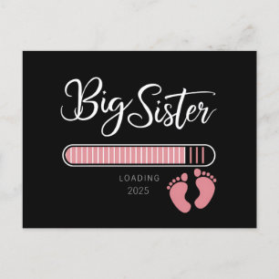 Carte Postale Big Sister 2025 Chargement de Faire-part de grosse