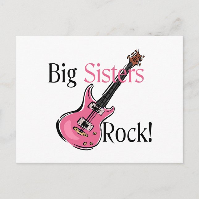 Carte Postale Big Sisters Rock (Devant)