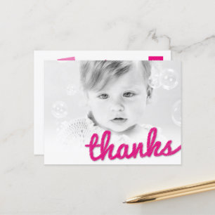 Carte Postale Big Sketch Merci Merci photo d'anniversaire de la 