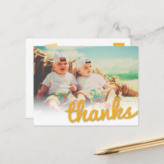 Carte Postale Big Sketch Merci Twins Anniversaire Photo Merci