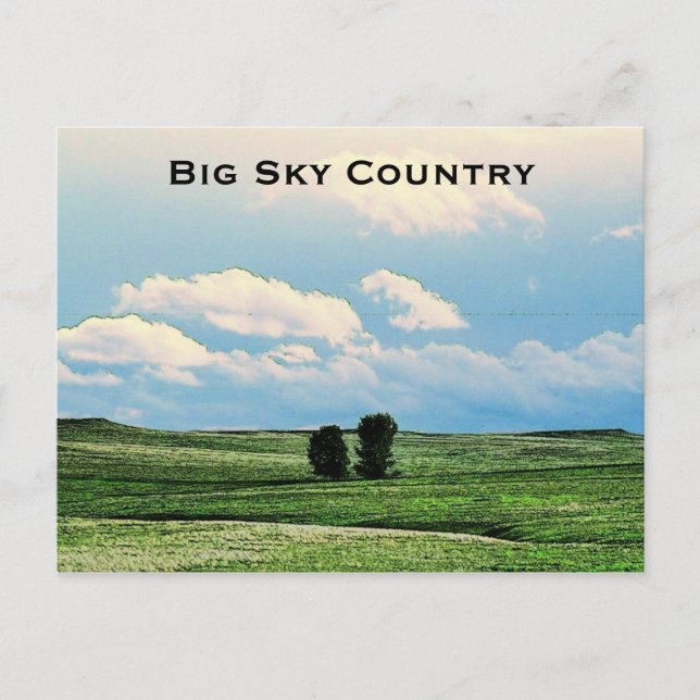 Carte postale Big Sky Country (Devant)
