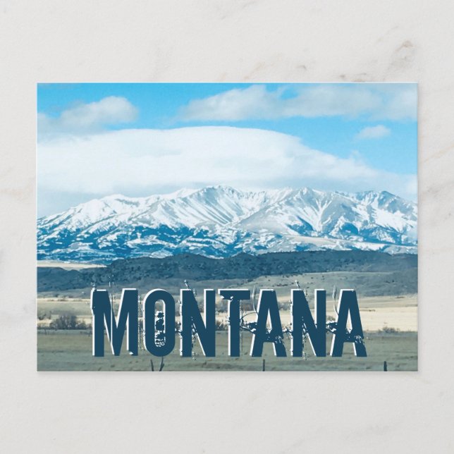 Carte Postale Big Sky Country Montana Mountains Travel Souvenir (Devant)