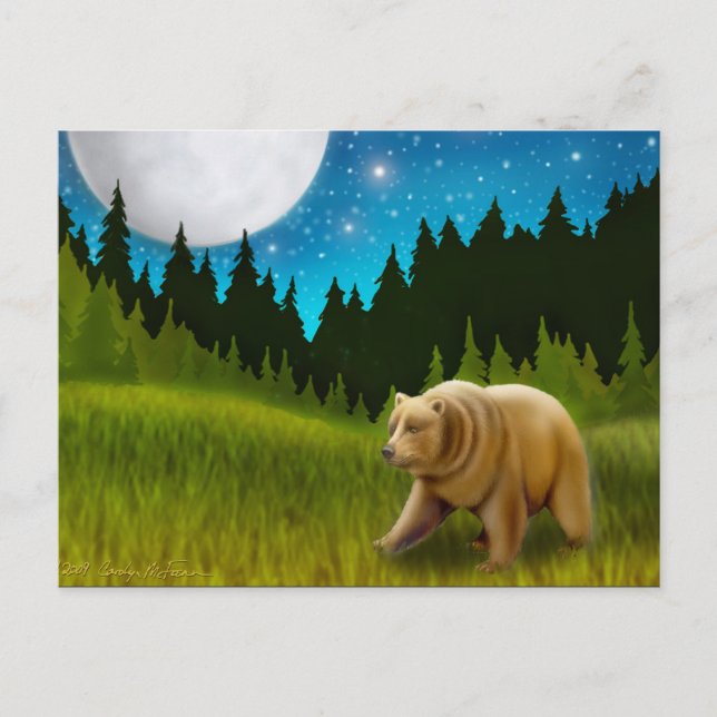 Carte postale Big Sky Grizzly (Devant)
