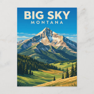 Carte Postale Big Sky Montana