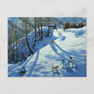 Carte Postale Big Snowball Zermatt
