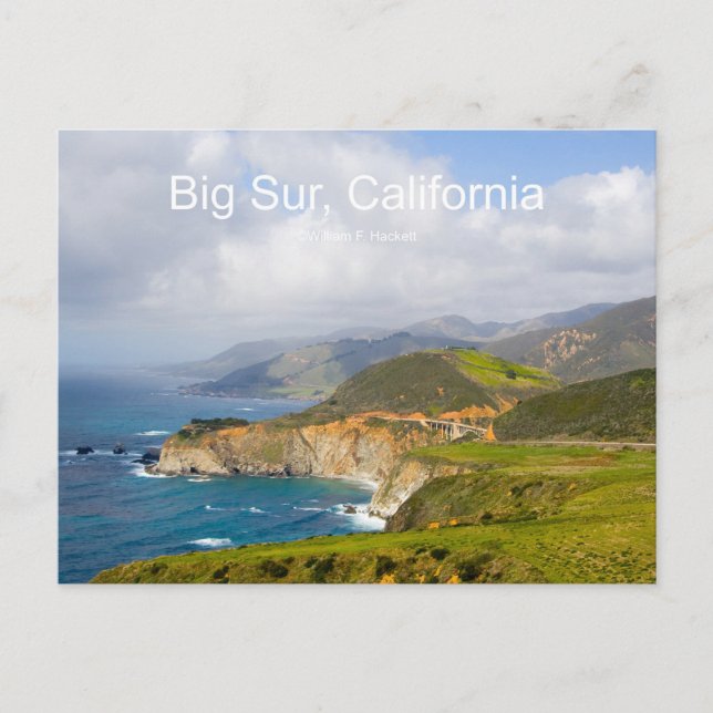 Carte Postale Big Sur 0033 California Products (Devant)
