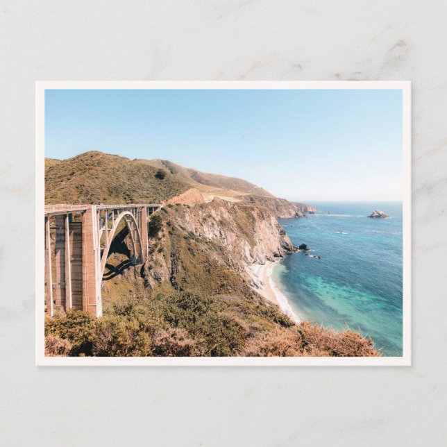 Carte Postale Big Sur Bixby Bridge Pacific Coast Highway (Devant)