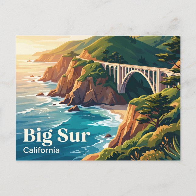Carte Postale Big Sur Californie (Devant)