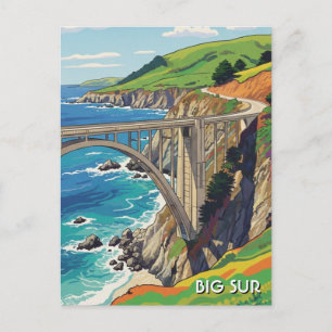 Carte Postale Big Sur Californie Pont de Bixby Voyage