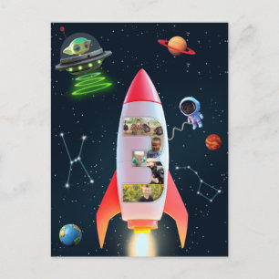 Carte Postale Big Three avec photos   3e anniversaire Rocket Spa