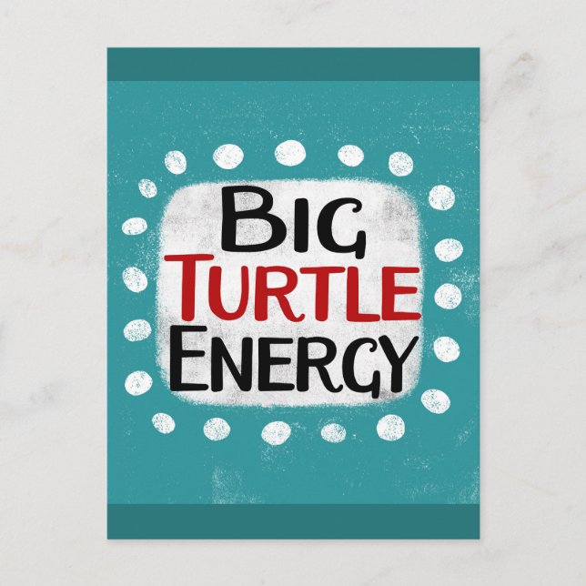 Carte postale Big Turtle Energy (Devant)