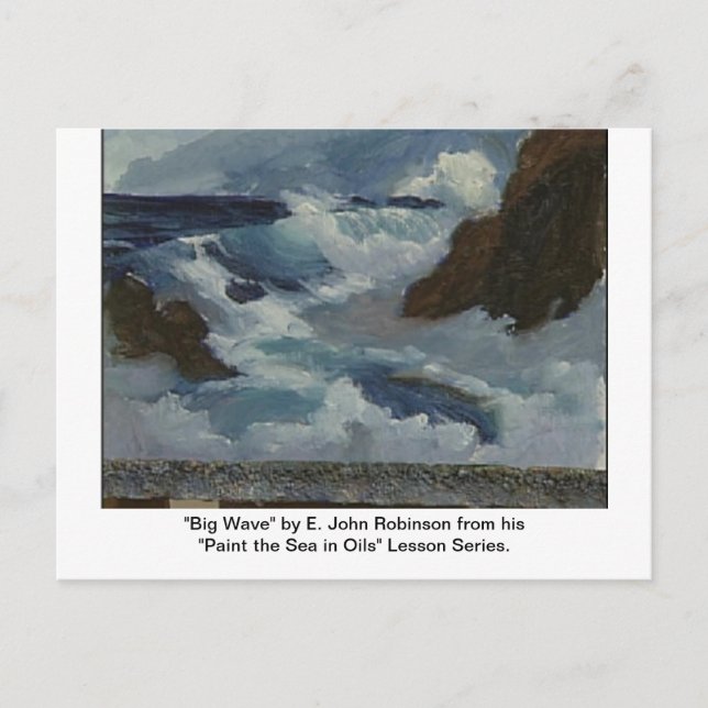 Carte postale "Big Wave" (Devant)