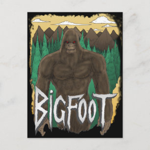 Carte Postale Bigfoot