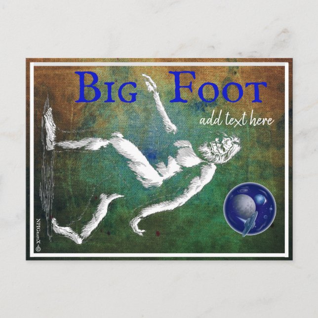 Carte postale Bigfoot (Devant)