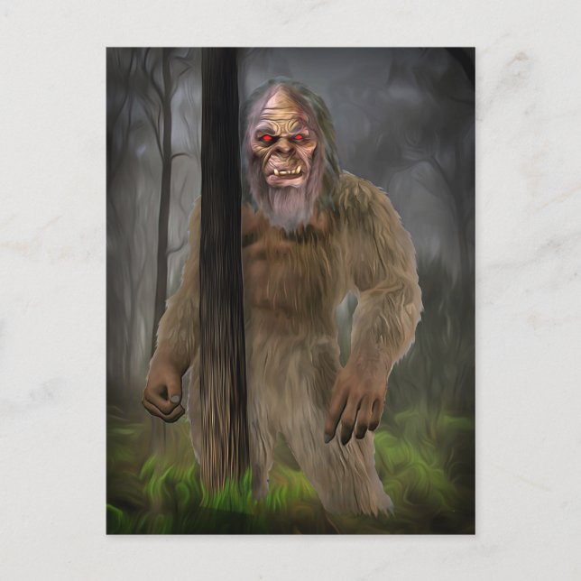 Carte Postale Bigfoot (Creeptid) (Devant)