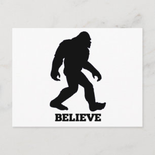 Carte Postale Bigfoot CROIRE Sasquatch