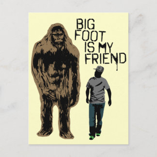 Carte Postale Bigfoot est mon ami