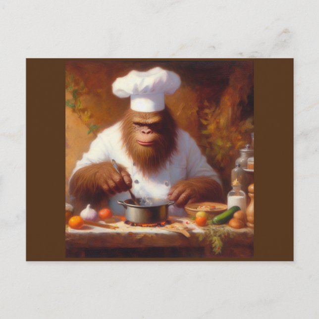Carte Postale Bigfoot le chef (Devant)