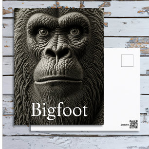 Carte Postale Bigfoot ou Sasquatch