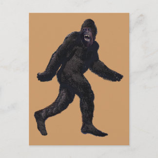 Carte Postale Bigfoot Sasquatch Yetti
