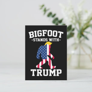 Carte Postale Bigfoot Se Déplace Avec Les Élections Trump De 202