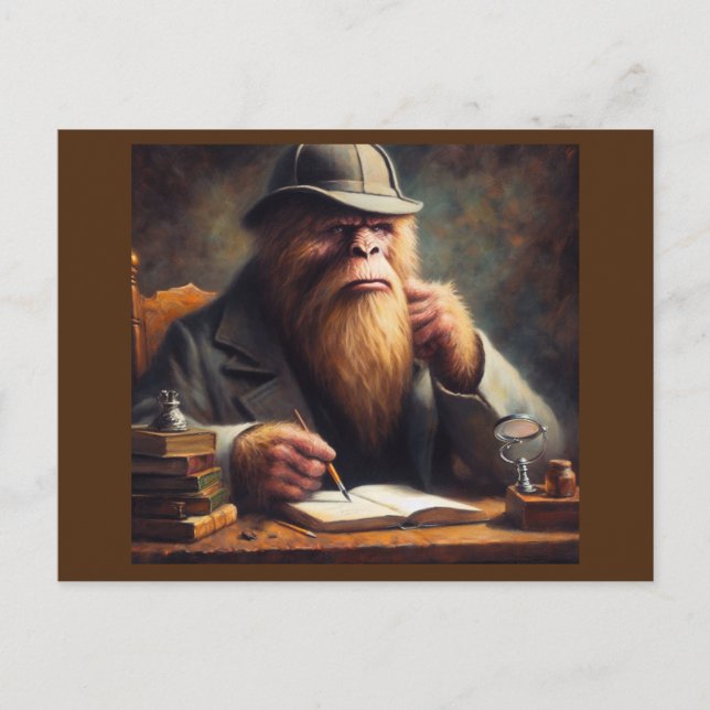 Carte Postale Bigfoot Sherlock Holmes (Devant)