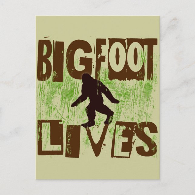 Carte Postale Bigfoot vit (Devant)
