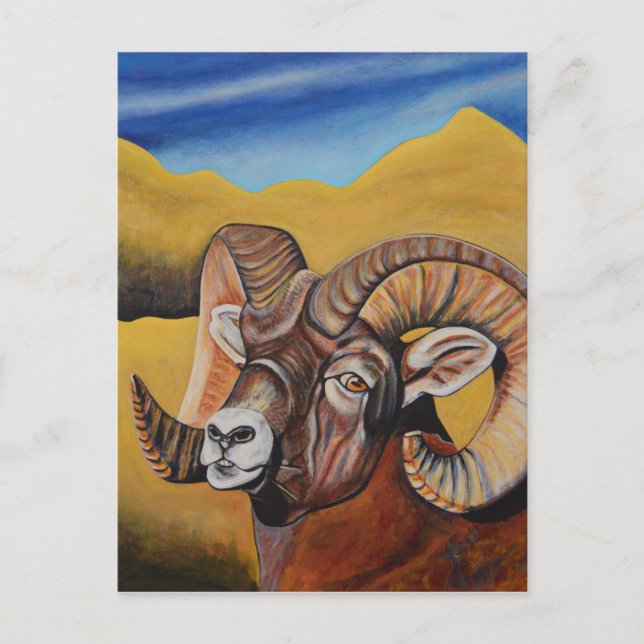 Carte Postale Bighorn Sheep (Devant)